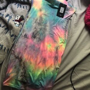 Fashion nova tye die mini dress